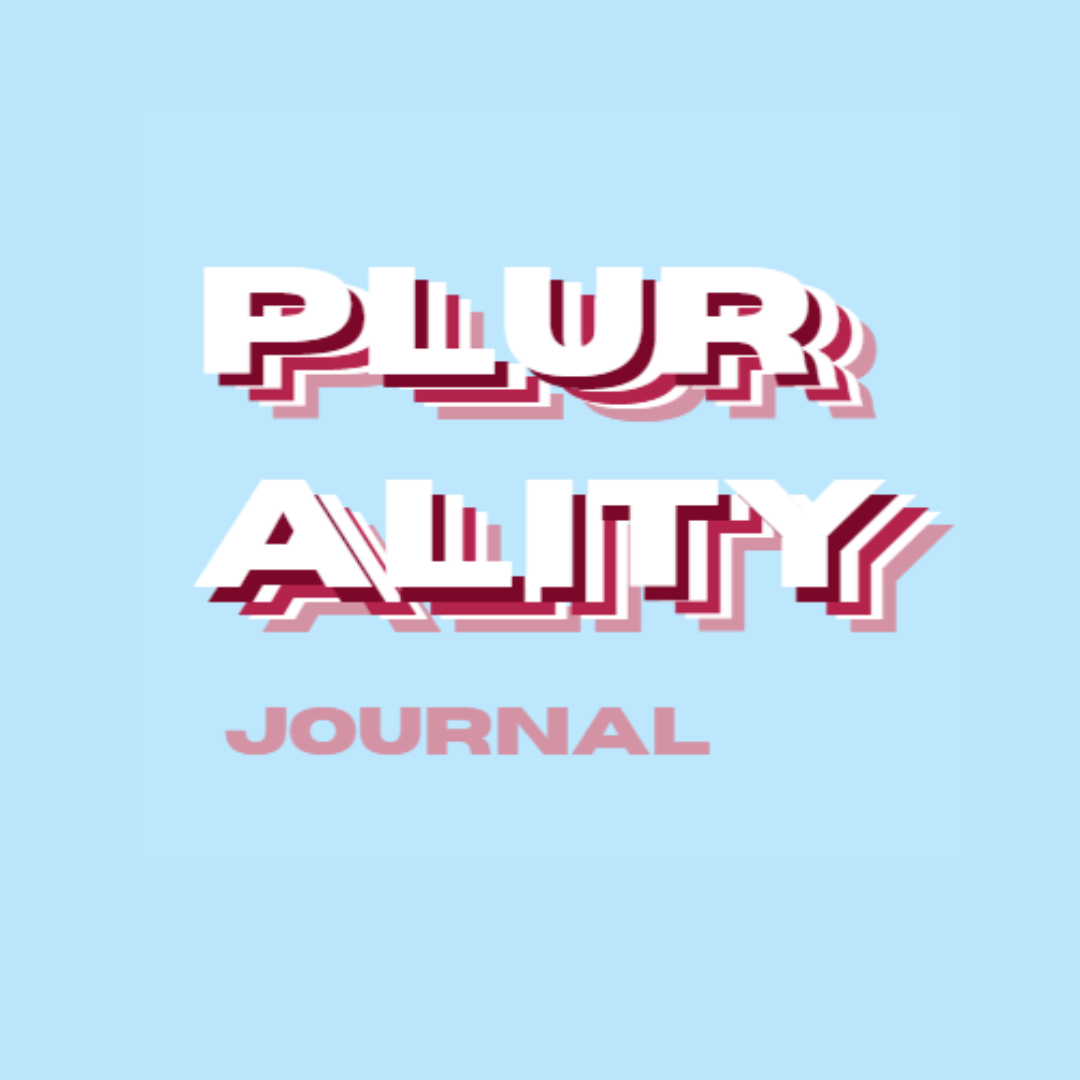 A picture of Plurality Journal's logo that reads 'Plurality Journal' in capital, block letters.