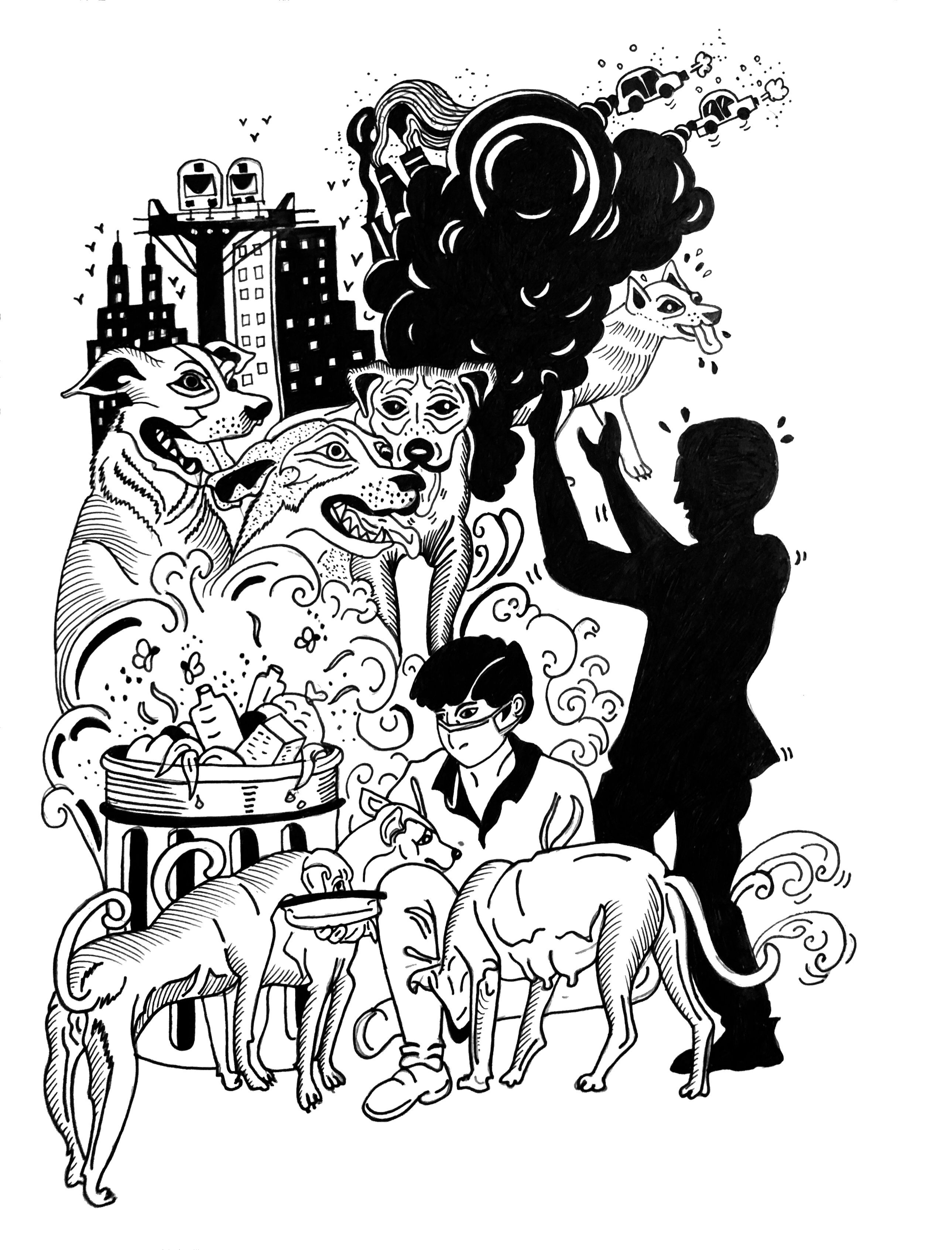 Drawing commissioned by the ROH-Indies project