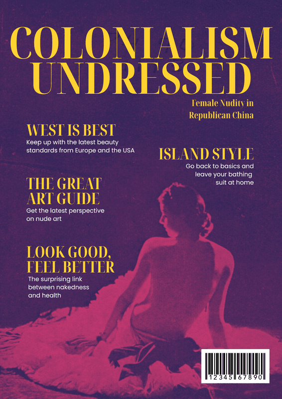 Front Cover of Research Magazine, Colonialism Undressed