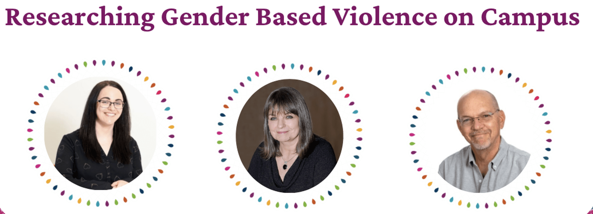 White background with images of each author; Susan Lagdon, Anni Donaldson and Bill Flack