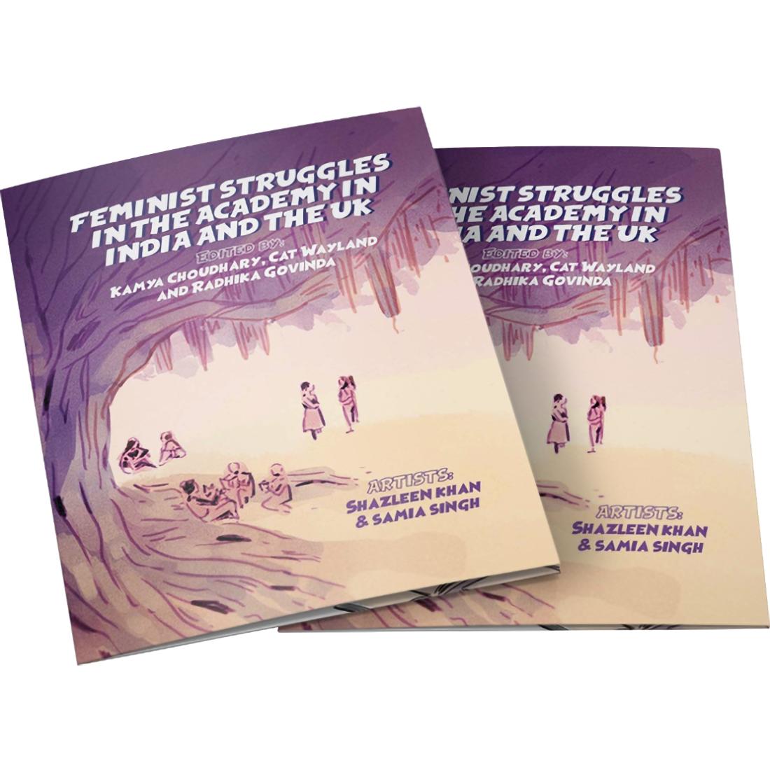 Two copies of the book ‘Feminist Struggles in the Academy in India and the UK’