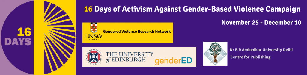 16 Days of Activism Against Gender-Based Violence Campaign