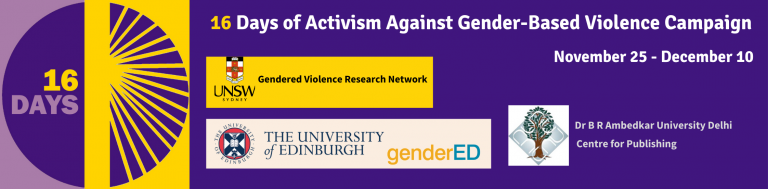 16 Days of Activism Against Gender-Based Violence Campaign