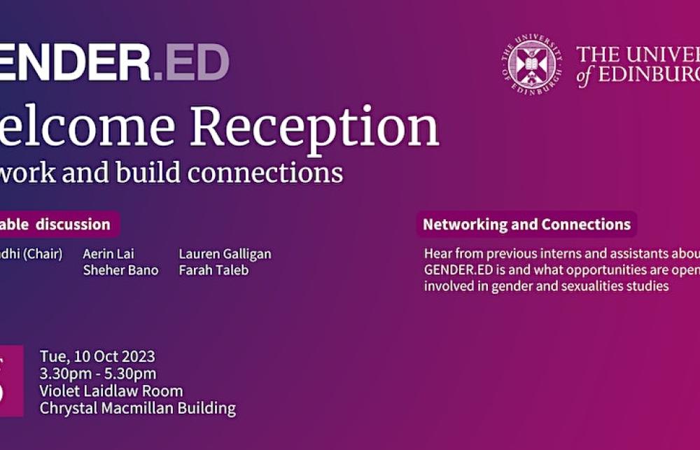 Welcome Reception Event Poster